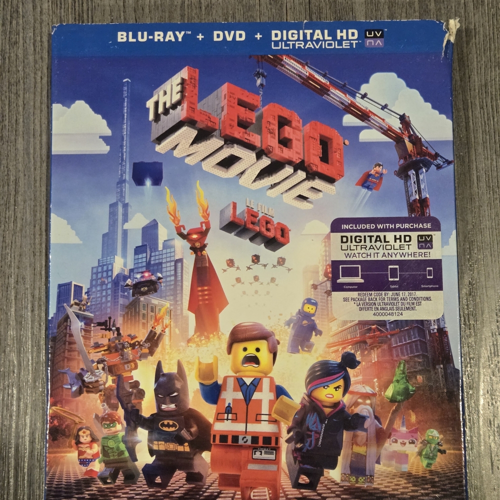 Lego Movie Blu-Ray + DVD Combo Pack